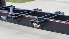 Chassis container trailer