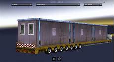 Container on trailer