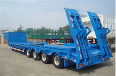 Lowbed trailers