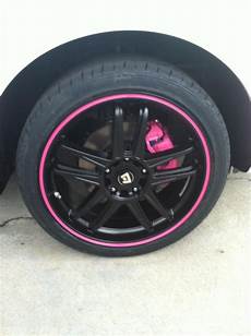 Pink Brake Calipers