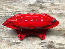 Tesla Red Calipers