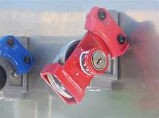 Tractor trailer locks
