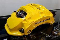 Porsche Yellow Calipers