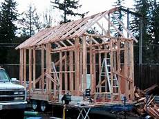 Wood trailer frame
